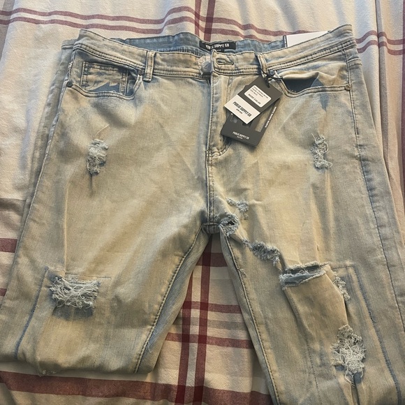 Paper Supply CO. Men’s Blue Jeans 38x32 NWT - Picture 2 of 8